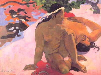Photo:  Paul Gauguin, Aha oe feii (Eh qoui, tu es jalouse), 1892